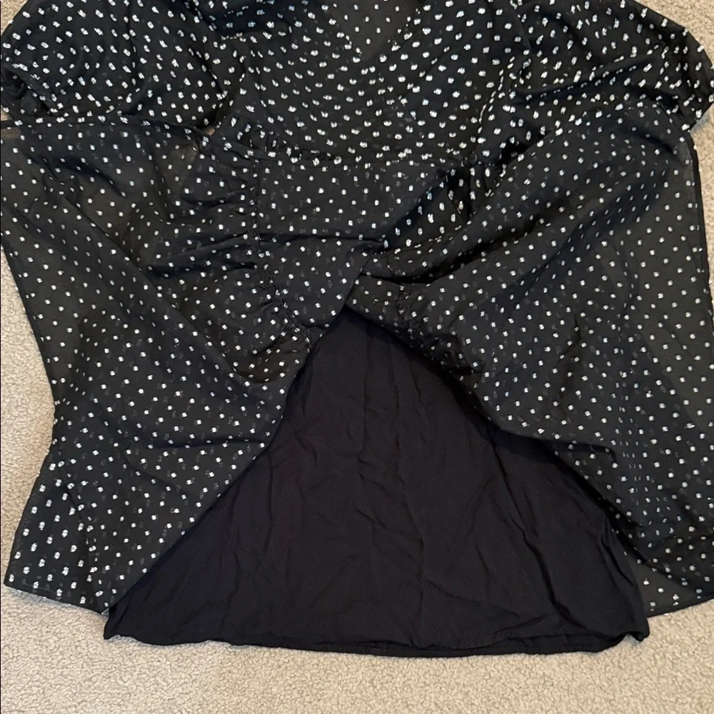 Zara Kids Black Dress with Silver Design